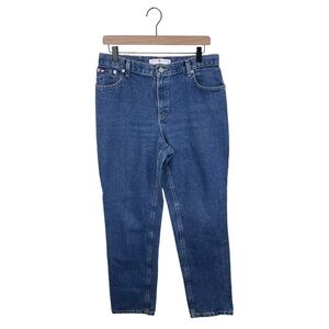Vintage 2000s Y2K Women's Tommy Hilfiger Mom Jeans High Waist Dark Wash Size 10